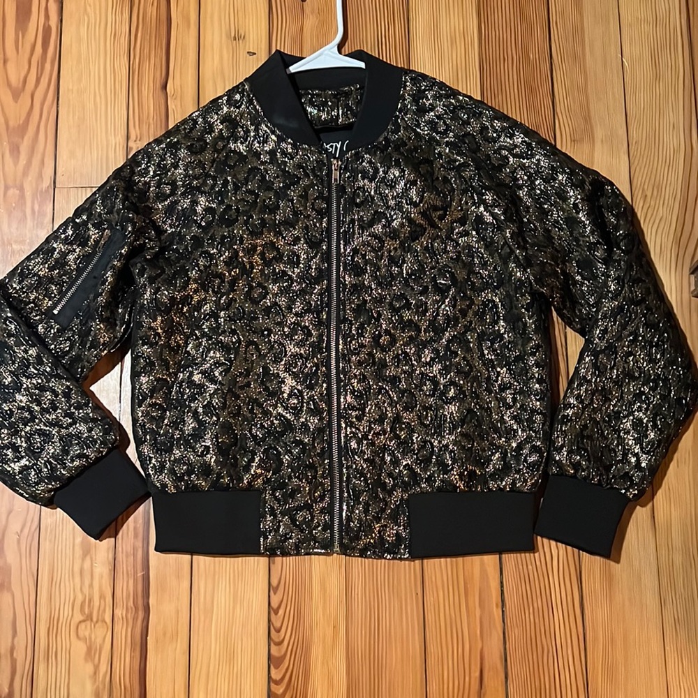 Nasty Gal leopard jacket.